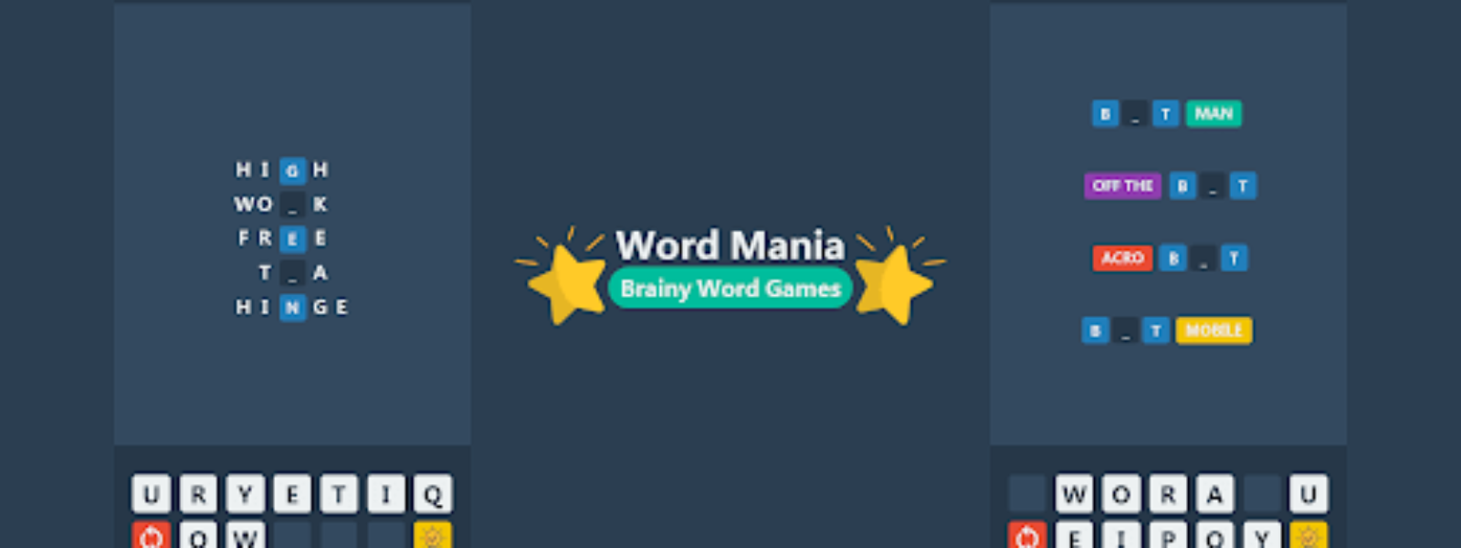 Word Mania – Brainy Word Games pentru Android | iOS