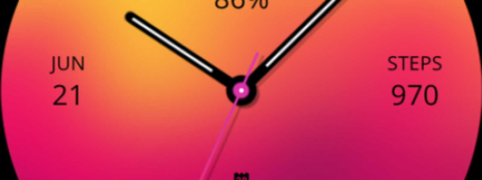 Flame Analog Watch Face pentru Android | iOS