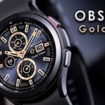 OBSIDIAN Gold Class watch face