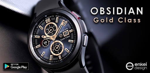 OBSIDIAN Gold Class watch face