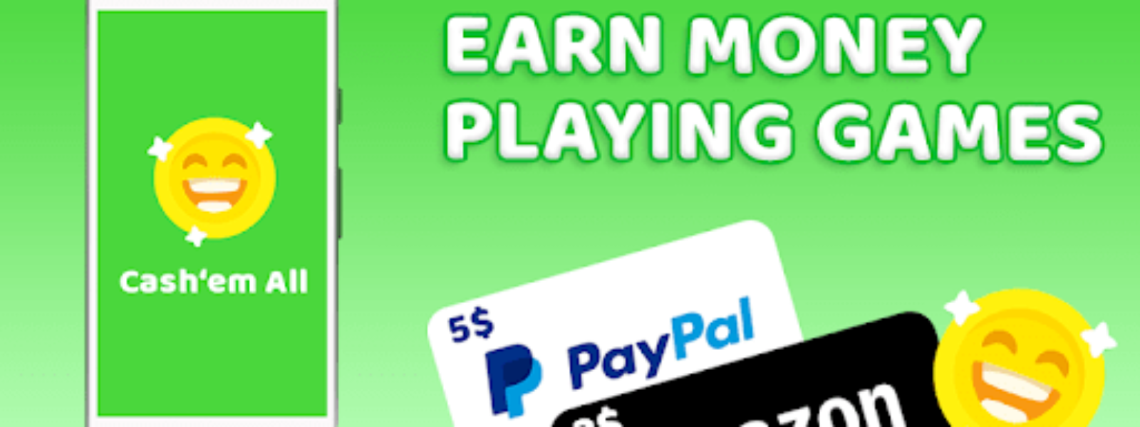 Cash’em All – Play games & win free gift cards pentru Android | iOS